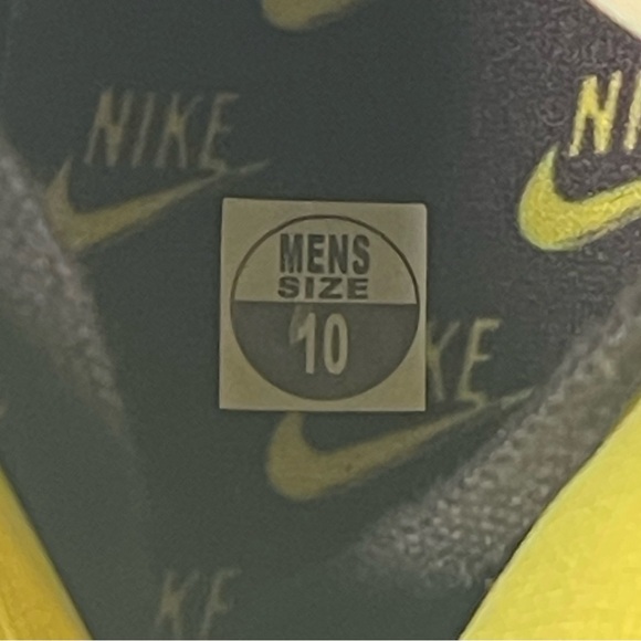 Nike Dunk 1985 High Acid Wash Yellow Sneakers - Picture 9 of 12